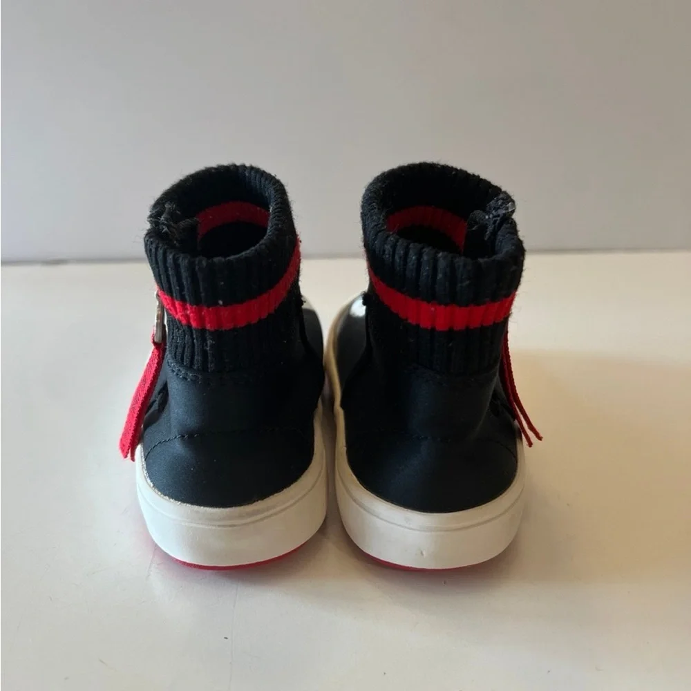 Kids Black and Red Character Shoes
